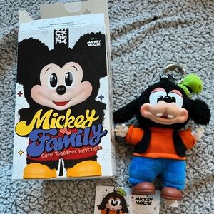 Mickey Family Goofy Keychain labubu